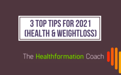 My 3 Top Tips for 2021(Weightloss & Health)